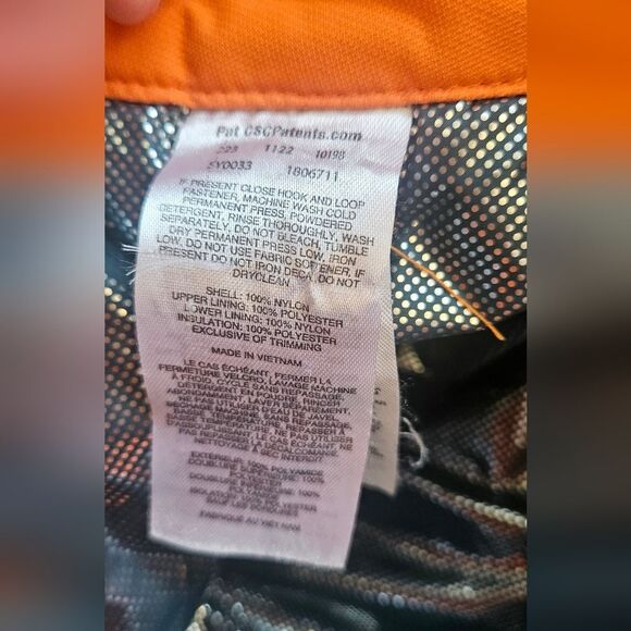 Columbia Vibrant Orange Snowpants - Picture 5 of 5